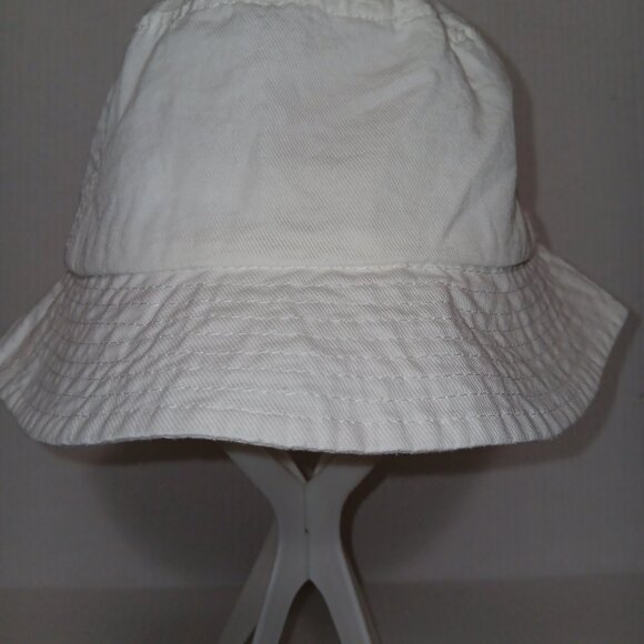 ZARA WHITE ON WHITE BUCKET HAT - Picture 5 of 8
